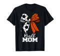 Ball Mom Soccer Basketball Mom Coquette T-Shirt - Graphic Print for Adults