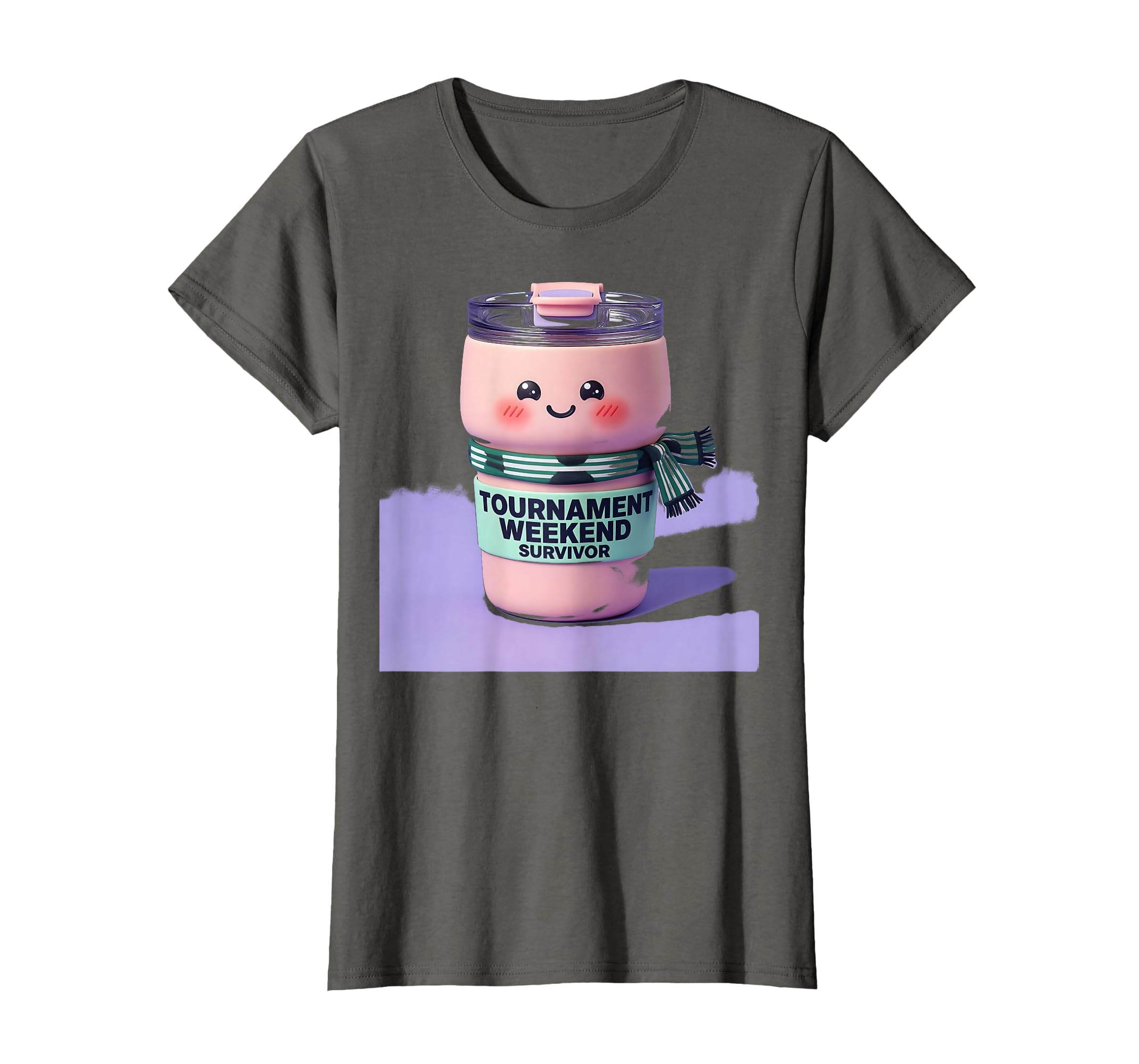 Tournament Weekend Survivor Soccer Mom T-Shirt - Custom Art Print Unisex