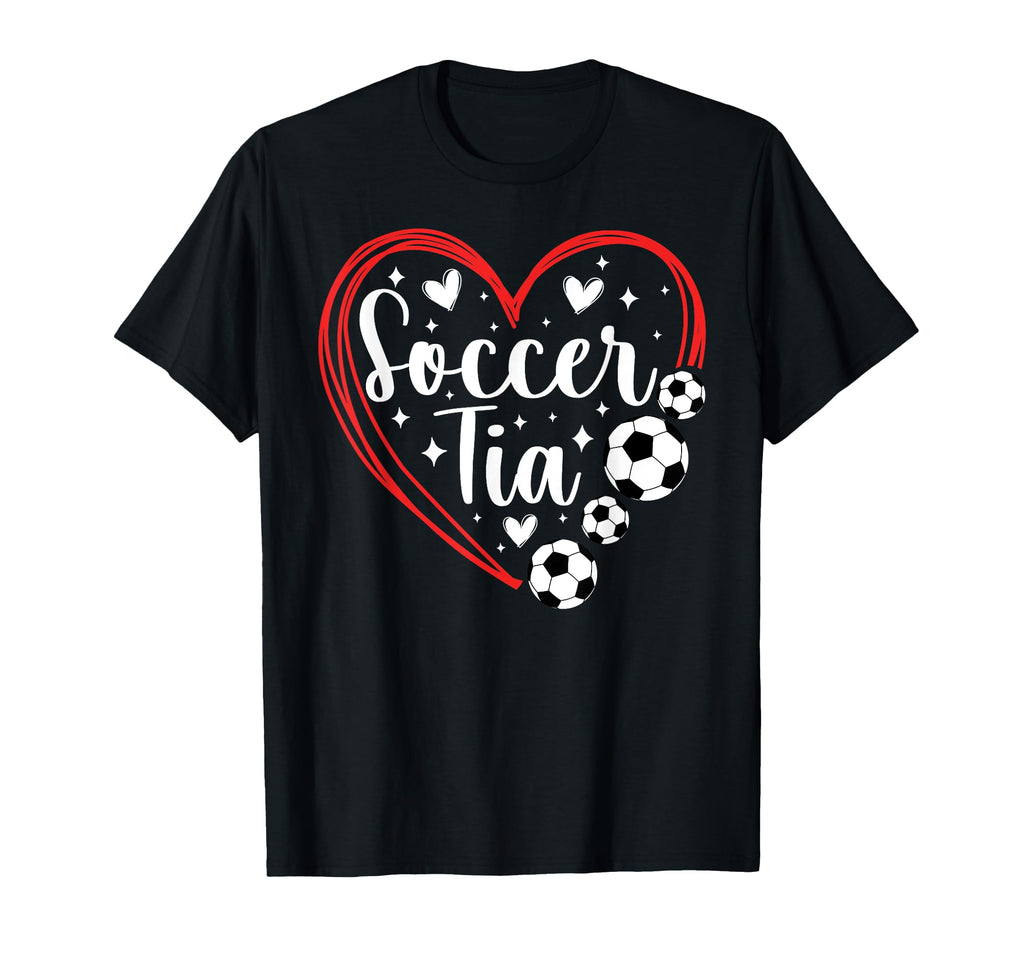 Soccer Tia Heart Tia Soccer Player Tia T-Shirt - Minimalist Print Unisex