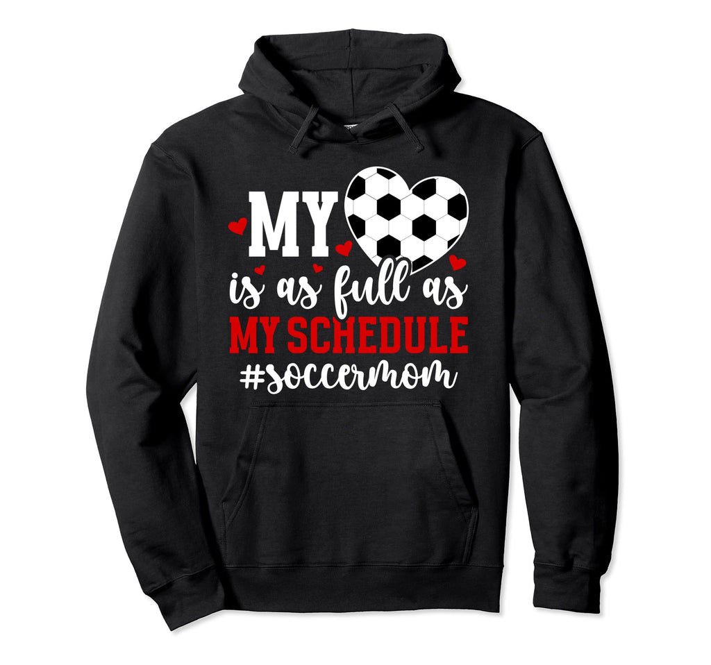 My Heart Soccer Mom Soccer Player Mama Hoodie - Trendy Graphic Unisex
