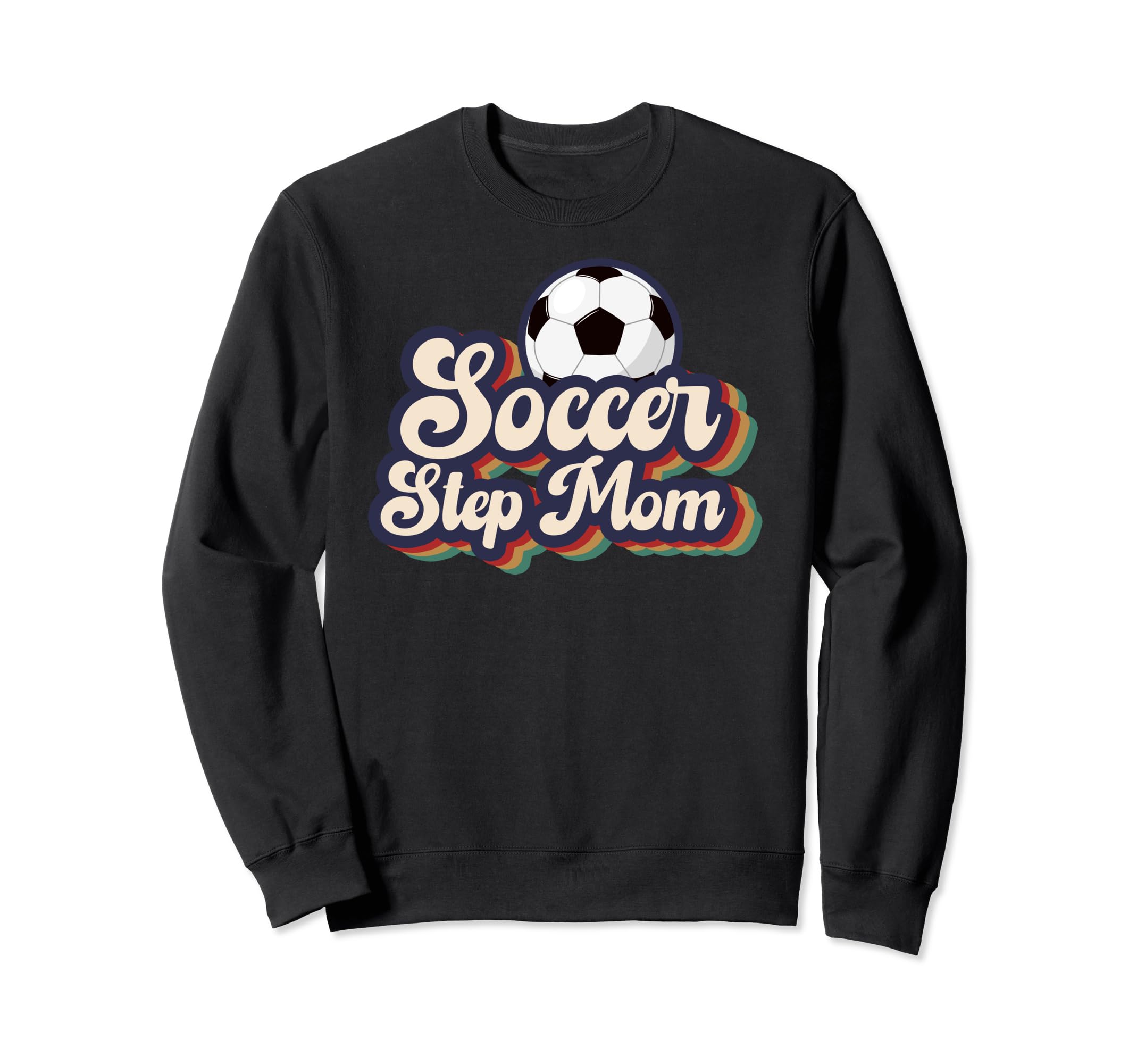 Soccer Step Mom Soccer Player Sweatshirt - Streetwear Style Unisex