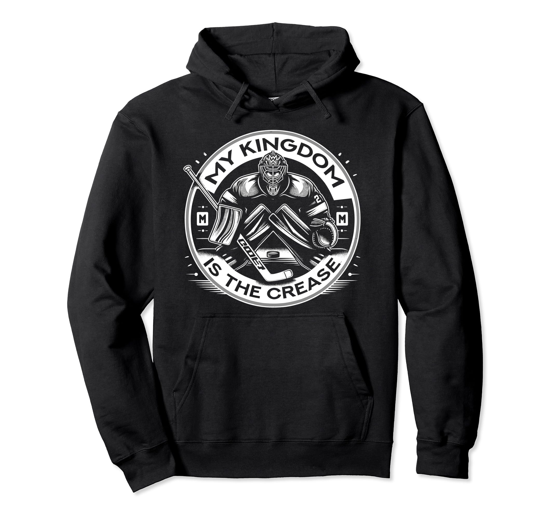 Ice Hockey Goalie Goaltender Keeper Hoodie - Custom Art Print Men Women
