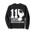 Soccer 11 Years Awesome Soccer Sweatshirt - Trendy Graphic Men Women