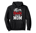 Ice Hockey Goalkeeper Mom Ice Hockey Goalie Hoodie - Graphic Print Unisex