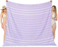 Oversized Turkish Beach Towel Blanket XXL Cotton Sandproof Towels Boho Woven Extra Large Big Sand Free Giant Throw Thick Blankets Huge Quilt XL Picnic Camping Necessities Cloud For Adult Gifts