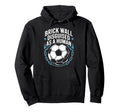 Coach Soccer Player Brick Wall Hoodie - Novelty Apparel for Adults