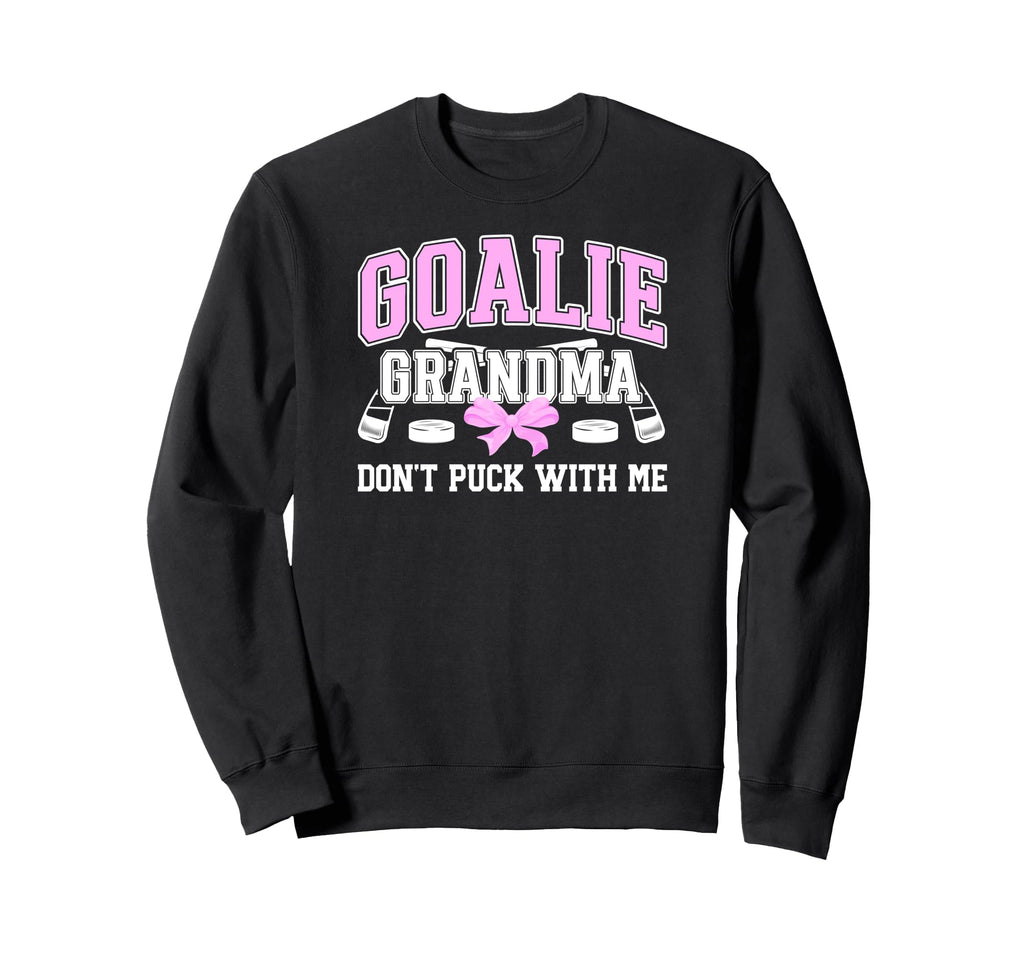 Hockey Goalie Grandma Funny Ice Sweatshirt - Custom Art Print Unisex