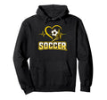 Soccer Heartbeat Heart Ball Sports Hoodie - Casual Everyday Wear Men Women