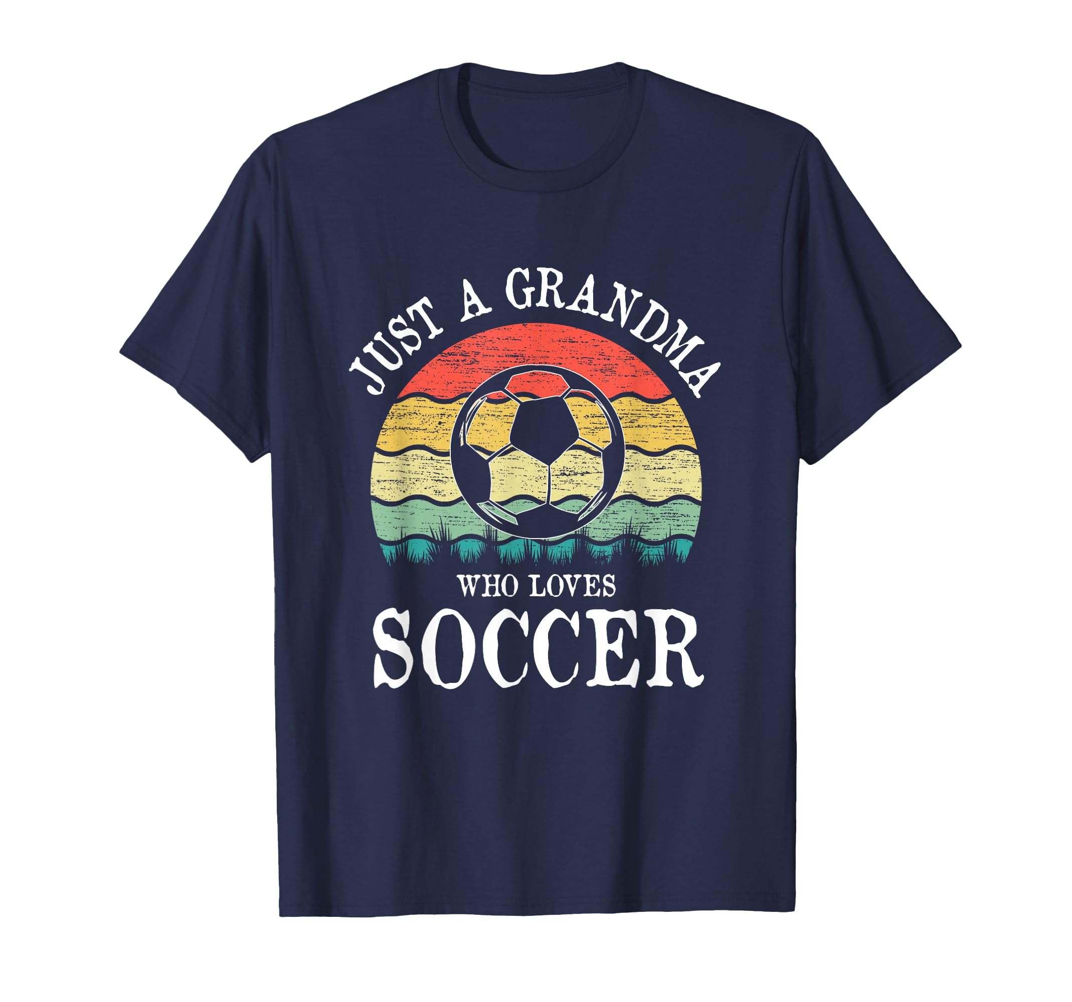 Just Grandma Who Loves Soccer T-Shirt - Custom Art Print for Adults