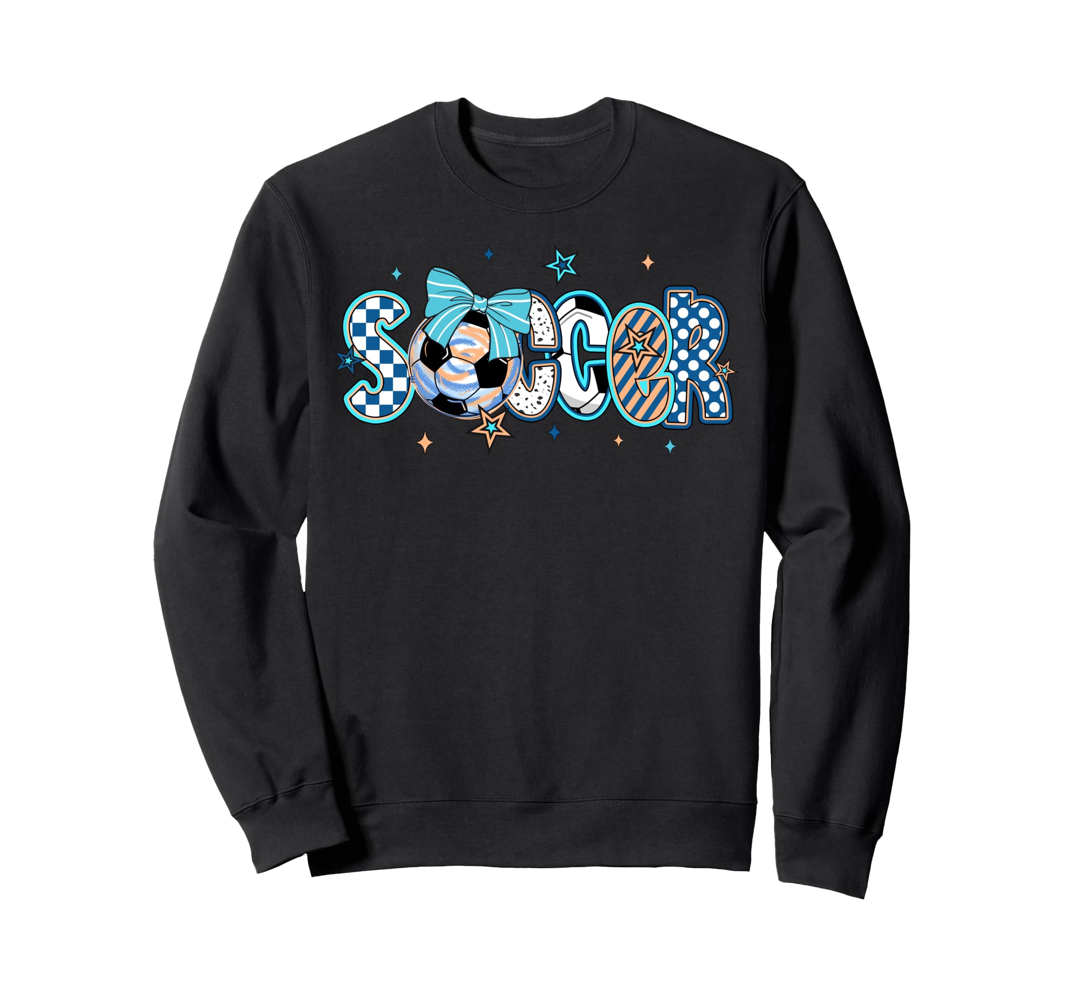 Soccer Game Day Mom Daughter Sweatshirt - Casual Everyday Wear Unisex
