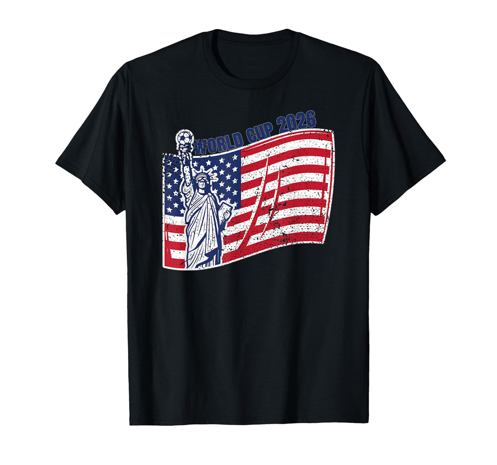 Usa World Football 26 American Team T-Shirt - Unique Graphic Unisex