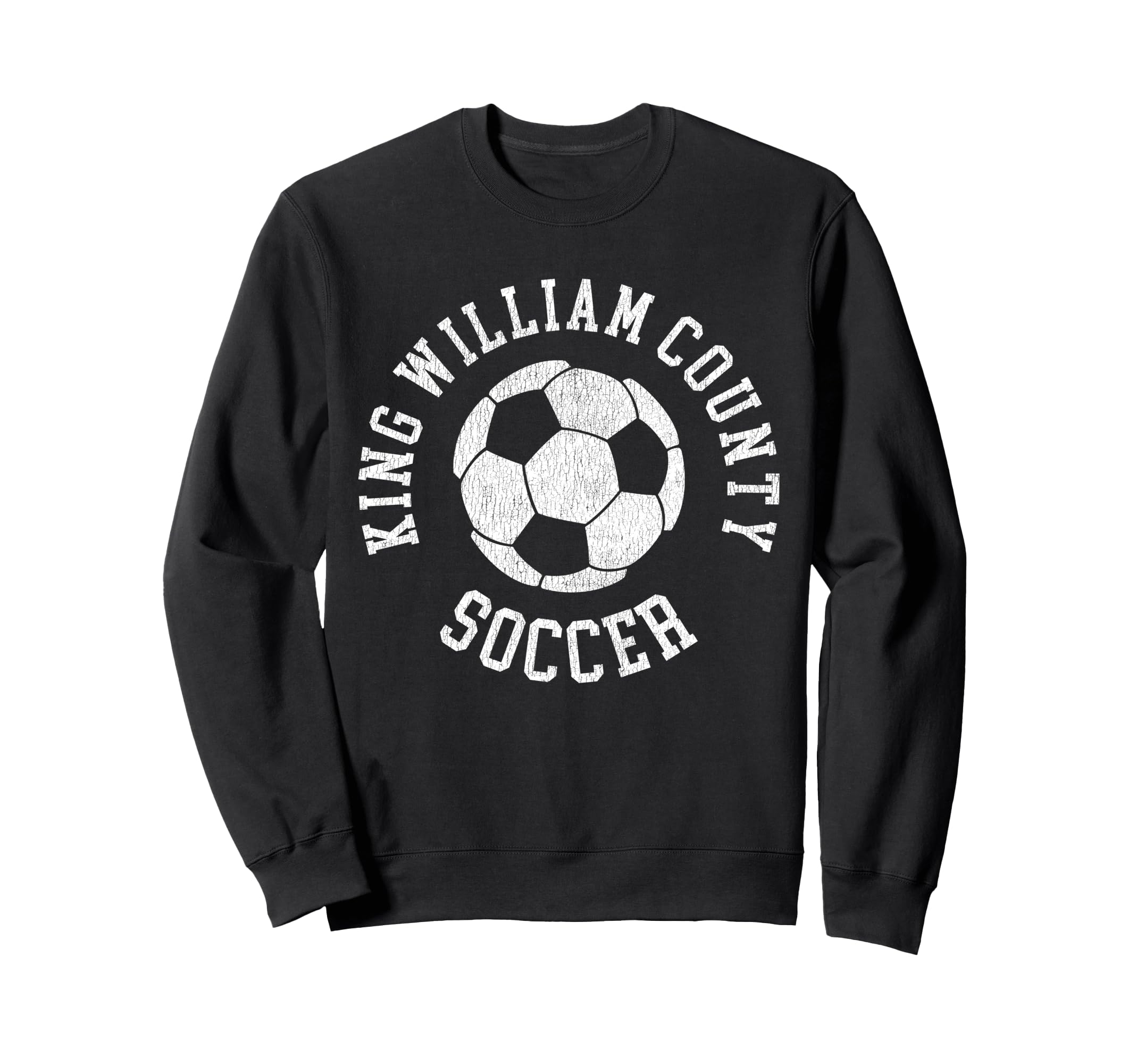 King William County Soccer Sweatshirt - Minimalist Print Men Women