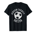Gibson County Soccer Distressed 90S T-Shirt - Custom Art Print Unisex