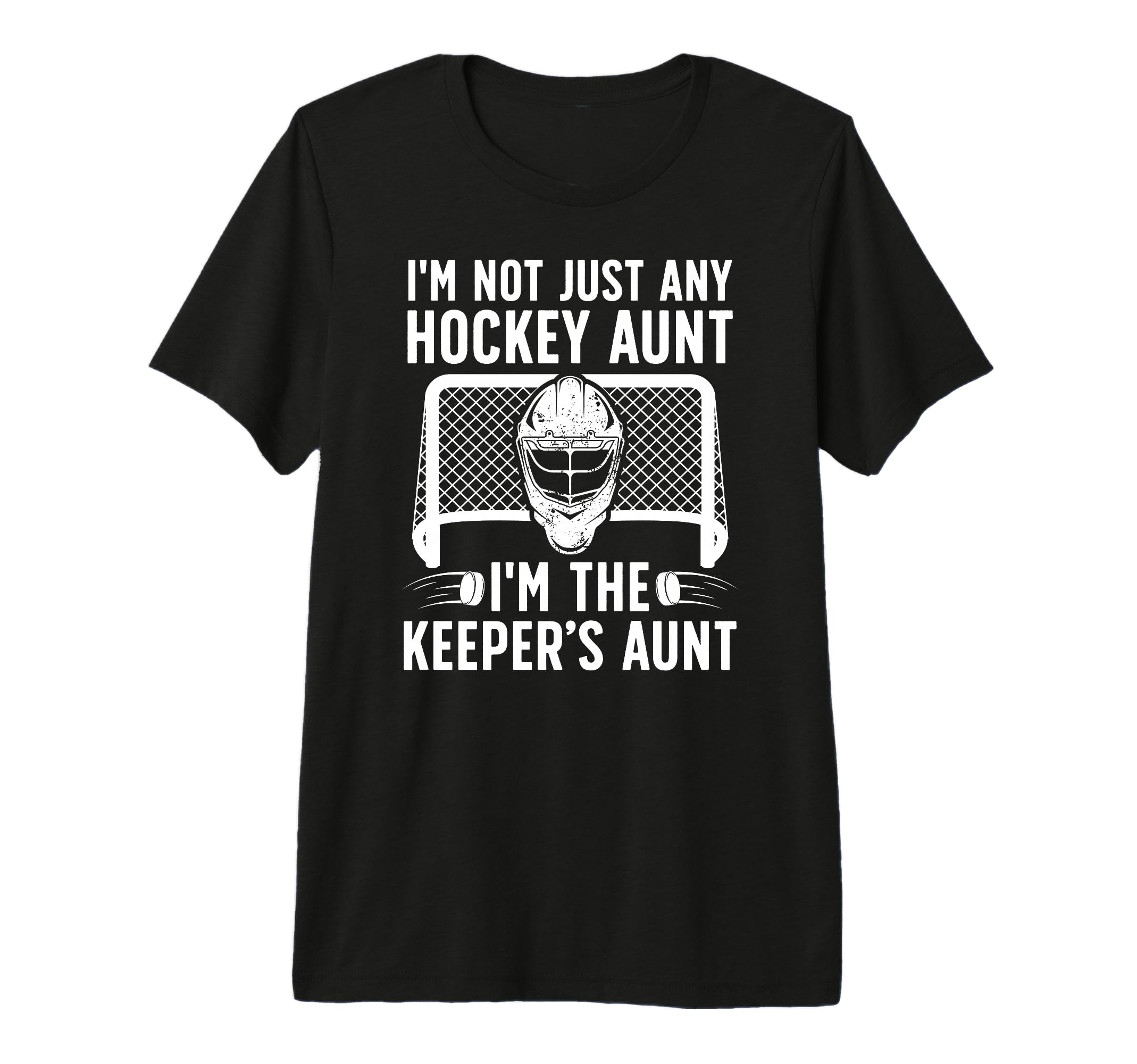Im Hockey Keeper Aunt Hockey T-Shirt - Casual Everyday Wear for Adults