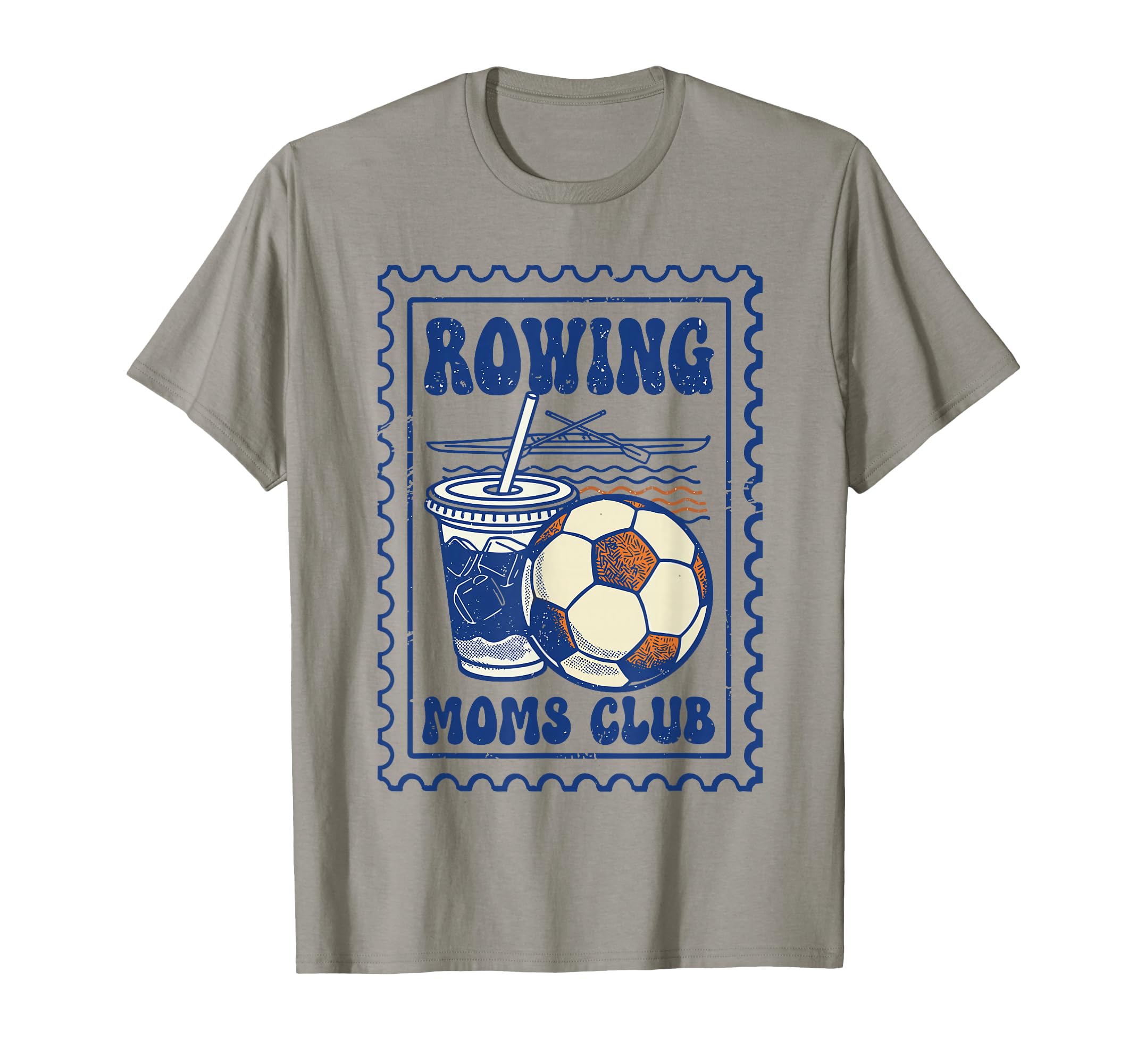 Rowing Soccer Moms Club T-Shirt - Graphic Print Unisex