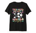 This Now 10 Double Digits Soccer 10 Years T-Shirt - Novelty Apparel Unisex