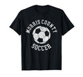 Morris County Soccer Distressed 90S T-Shirt - Fun Novelty Design for Adults