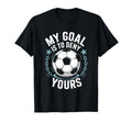 Coach Soccer Player Quotes Goal T-Shirt - Fun Novelty Design Men Women