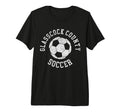 Glasscock County Soccer Distressed T-Shirt - Fun Novelty Design Men Women
