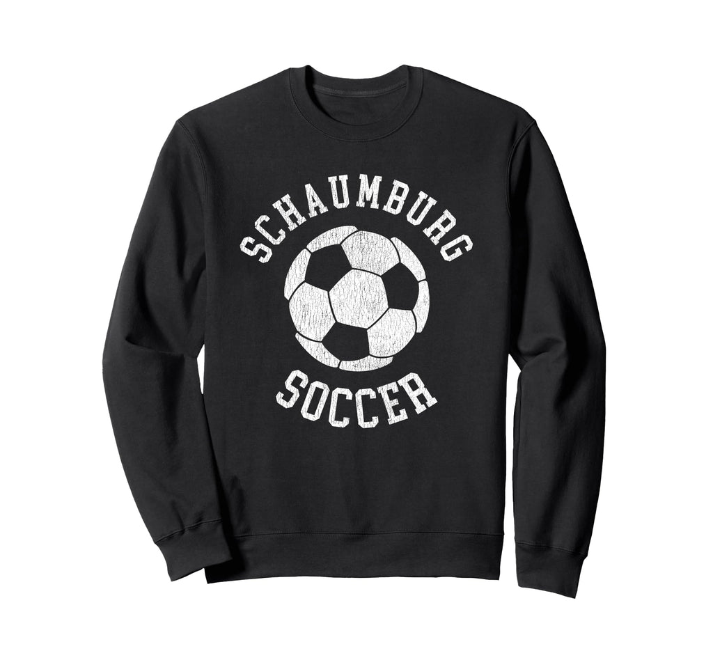 Schaumburg Soccer Distressed 90S Sweatshirt - Custom Art Print for Adults