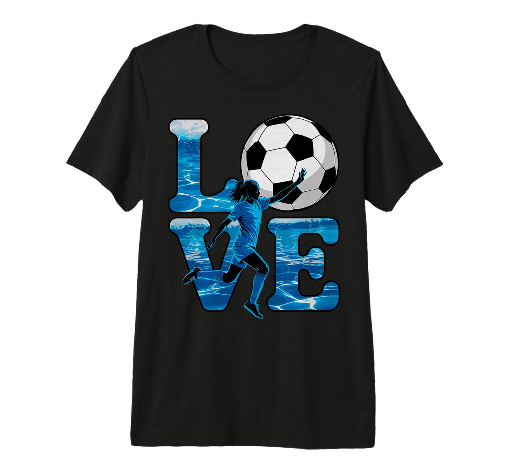 I Love Soccer Goalie Player Fan Game T-Shirt - Streetwear Style for Adults