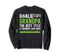 Soccer Goalie Grandpa Best Title Sweatshirt - Minimalist Print Unisex