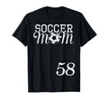 Soccer Mom Jersey Number 58 Favorite T-Shirt - Streetwear Style Men Women
