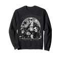 Lurcher Motorbike Love Footbal Sweatshirt - Unique Graphic Men Women
