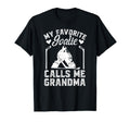 My Favorite Hockey Goalie Grandma T-Shirt - Novelty Apparel for Adults