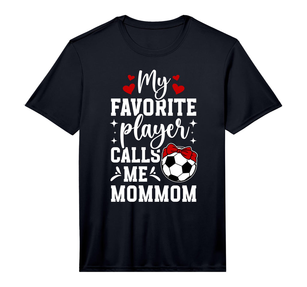Mens My Favorite Soccer Player Mommom T-Shirt - Unique Graphic Men Women