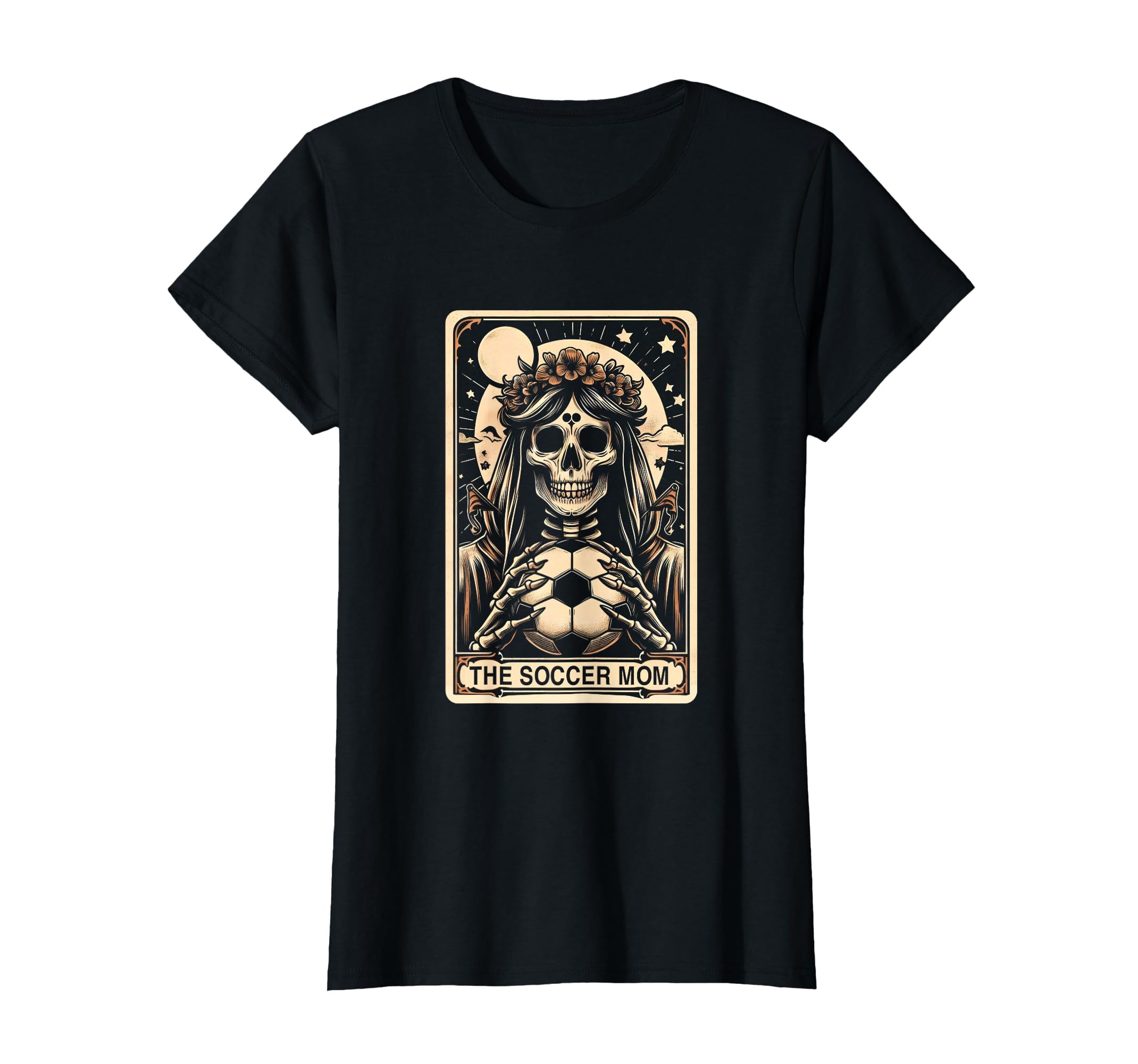 Soccer Mom Tarot Card Halloween Soccer T-Shirt - Trendy Graphic Unisex