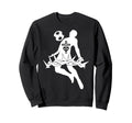 Religious Jesus Soccer Christ God Sweatshirt - Novelty Apparel Unisex