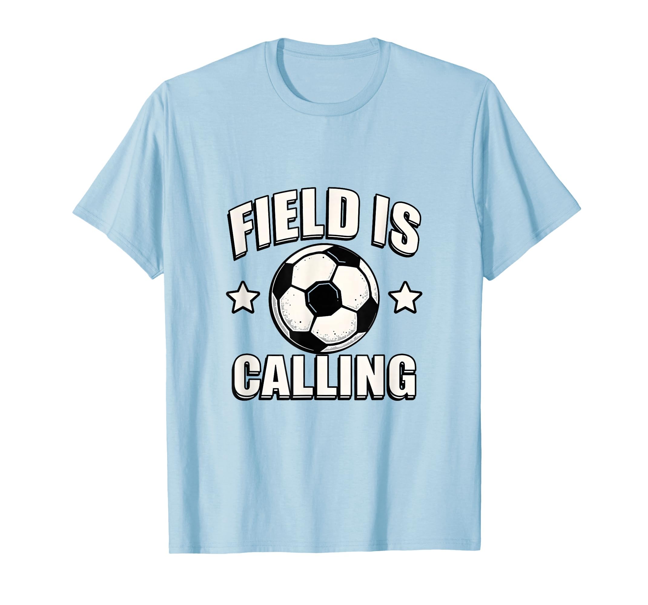 Field Is Calling Soccer T-Shirt - Trendy Graphic for Adults