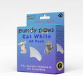 40 Pack Soft Nail Caps for Cat Claws White Kitten