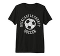 Rockcastle County Soccer Distressed T-Shirt - Novelty Apparel for Adults