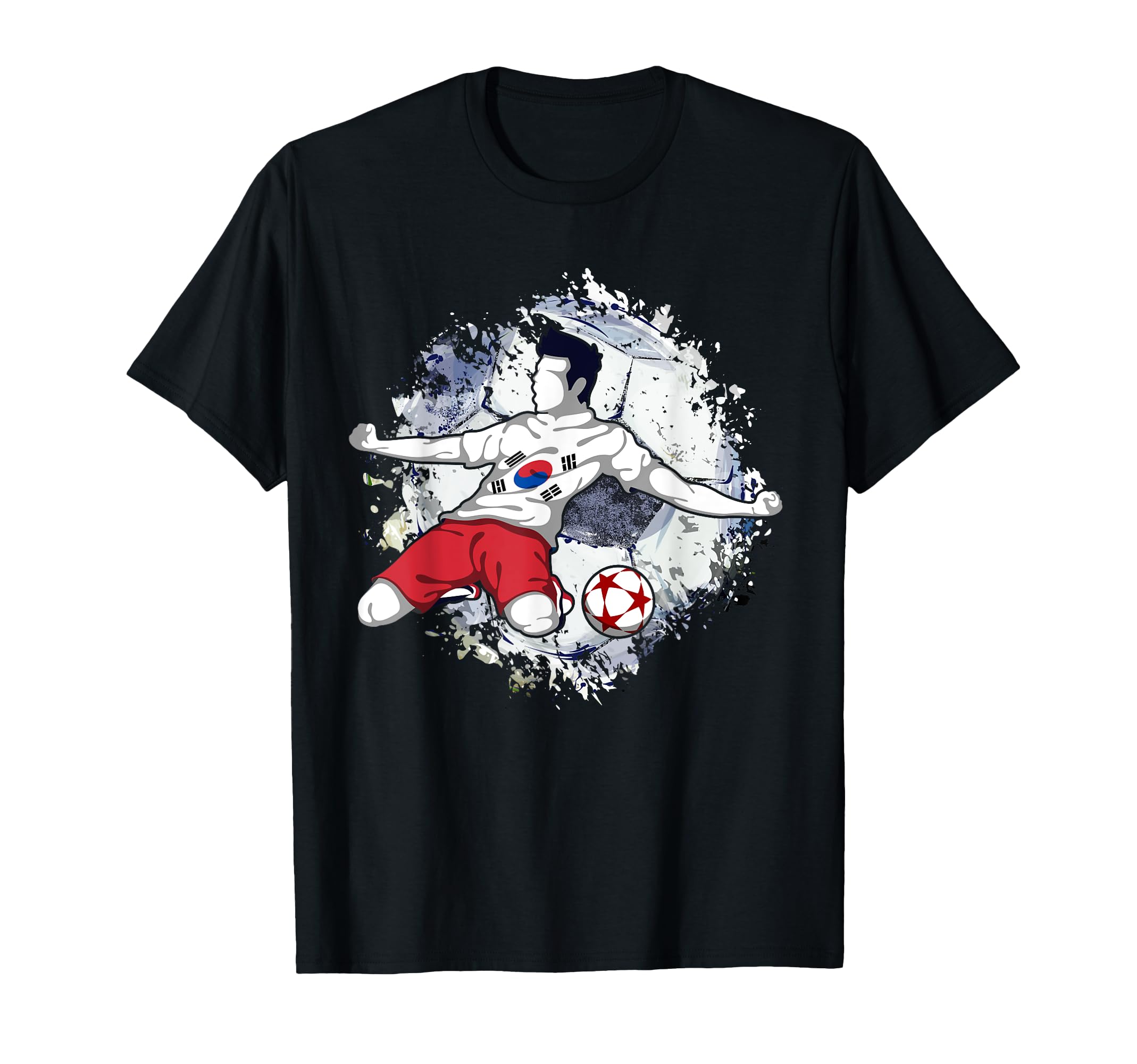 South Korea Soccer Korean National Flag T-Shirt - Minimalist Print Unisex