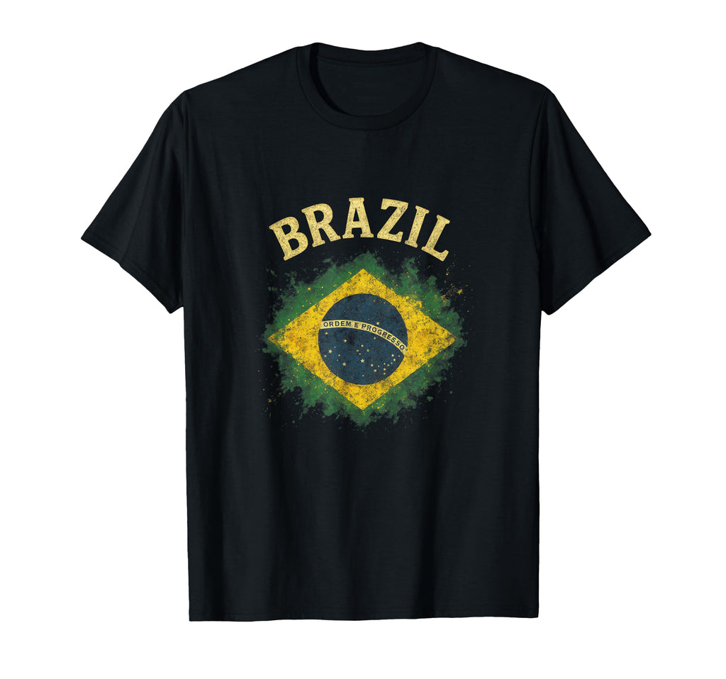 Brazil Brazilian Soccer Pride Flag T-Shirt - Novelty Apparel Men Women