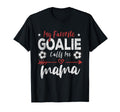 My Favorite Goalie Calls Me Mama T-Shirt - Fun Novelty Design Men Women