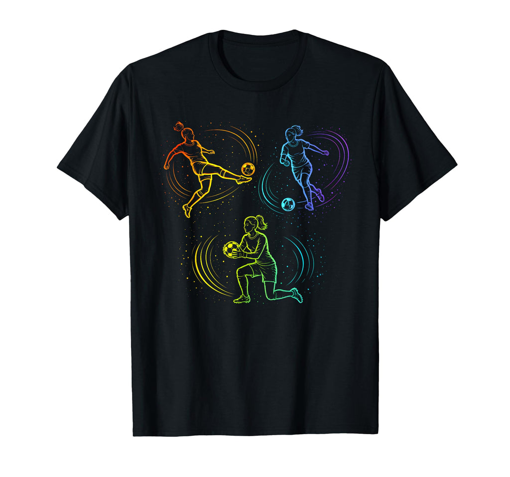 Womens Soccer Goalie Soccer Player T-Shirt - Custom Art Print Men Women