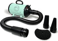 Flying Pig High Velocity Dog Pet Grooming Dryer w/Heater (Flying One, Mint w/Grey Logo)
