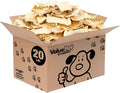 ValueBull USA Rawhide Chips, 20 Pound Bulk Pack - Natural & Safe, USA Beef Hide, Long Lasting, Chemical Free, No Artificial Flavors