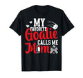Ice Hockey Goalkeeper Mom Ice Hockey T-Shirt - Novelty Apparel Men Women