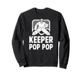 Ice Hockey Keeper Pop Pop Ice Sweatshirt - Casual Everyday Wear Unisex