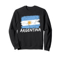 Argentina Flag Football Fan Soccer Team Sweatshirt - Unique Graphic Unisex