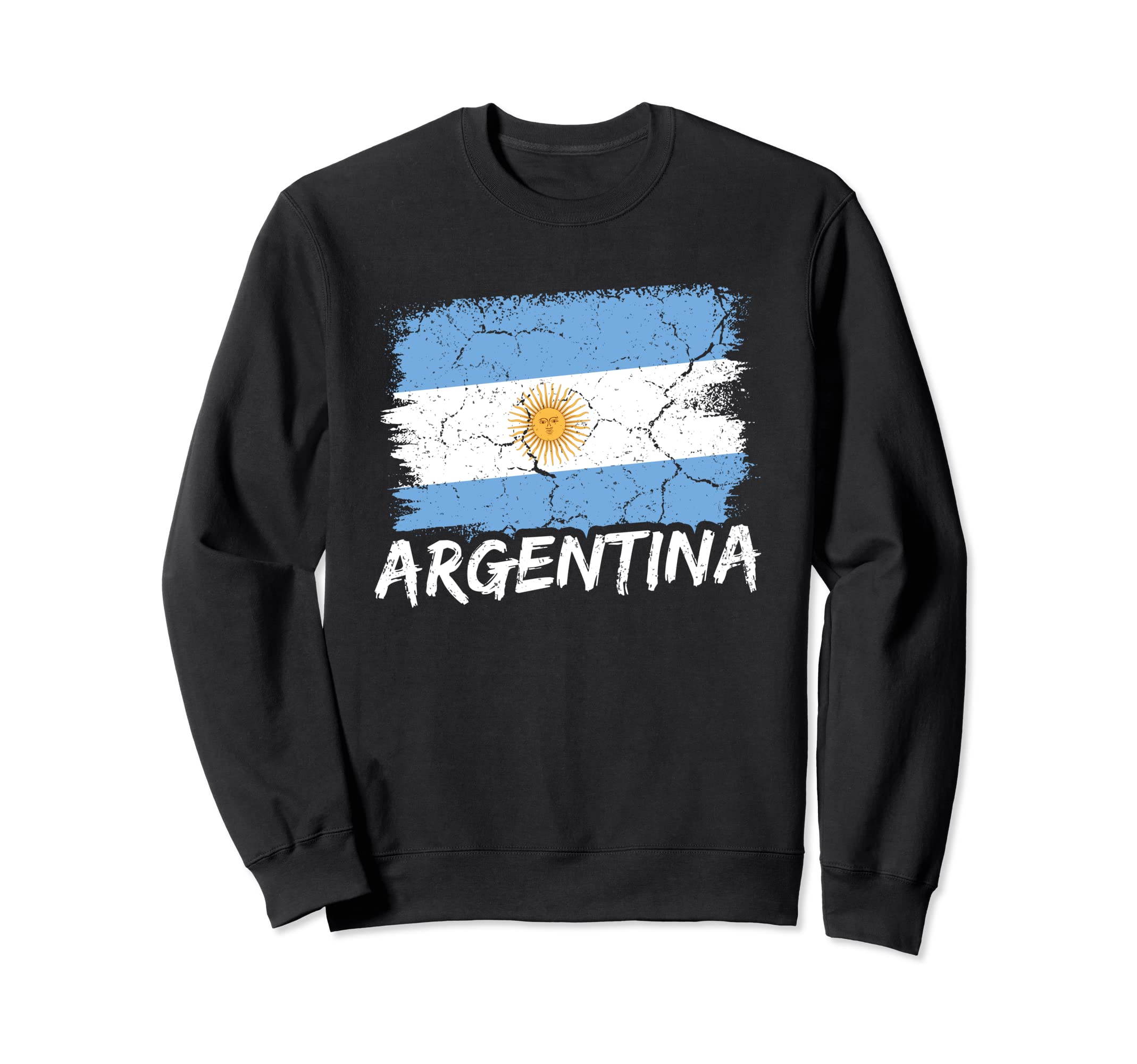 Argentina Flag Football Fan Soccer Team Sweatshirt - Unique Graphic Unisex