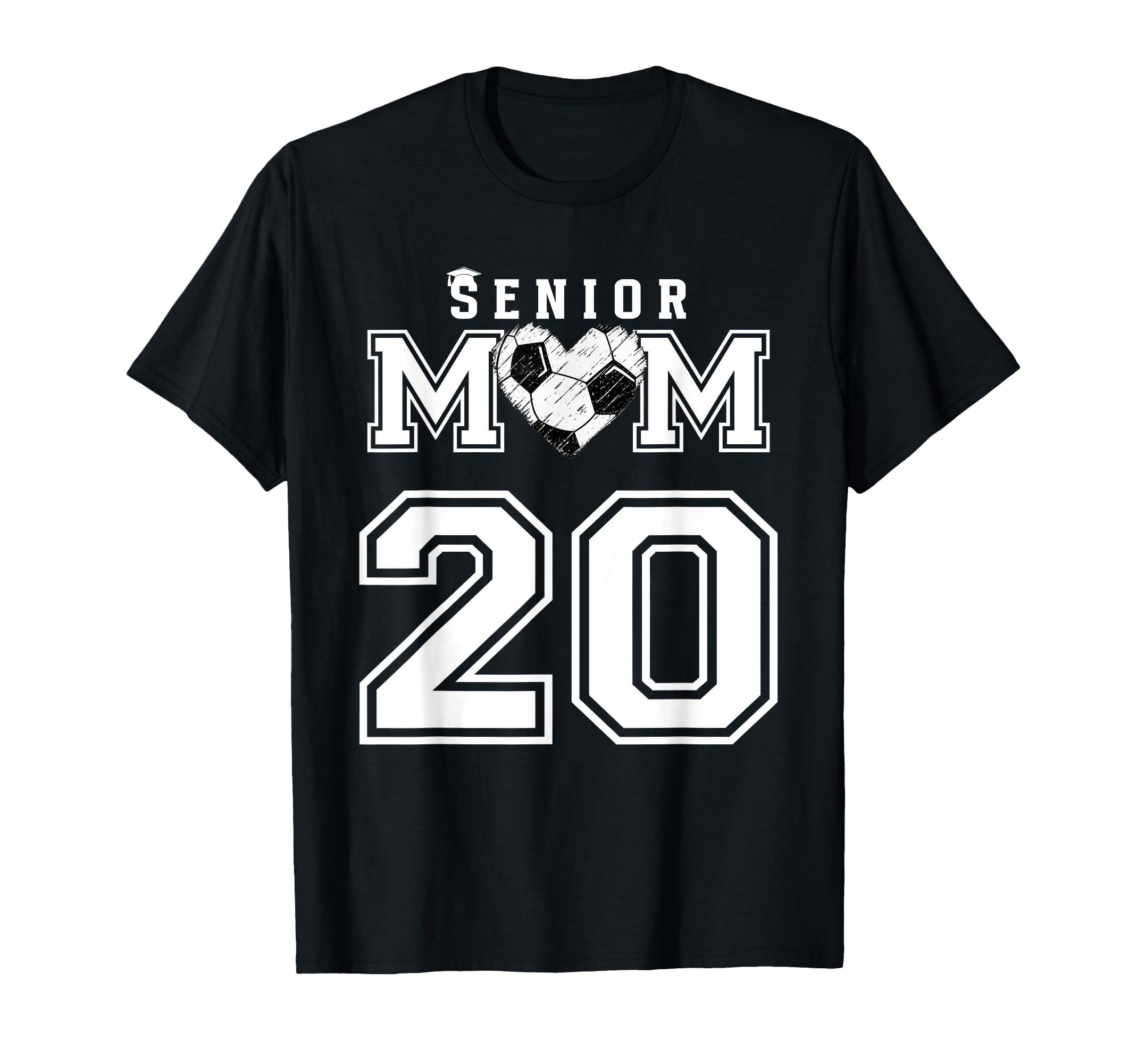Proud Senior Soccer Mom Custom T-Shirt - Fun Novelty Design for Adults