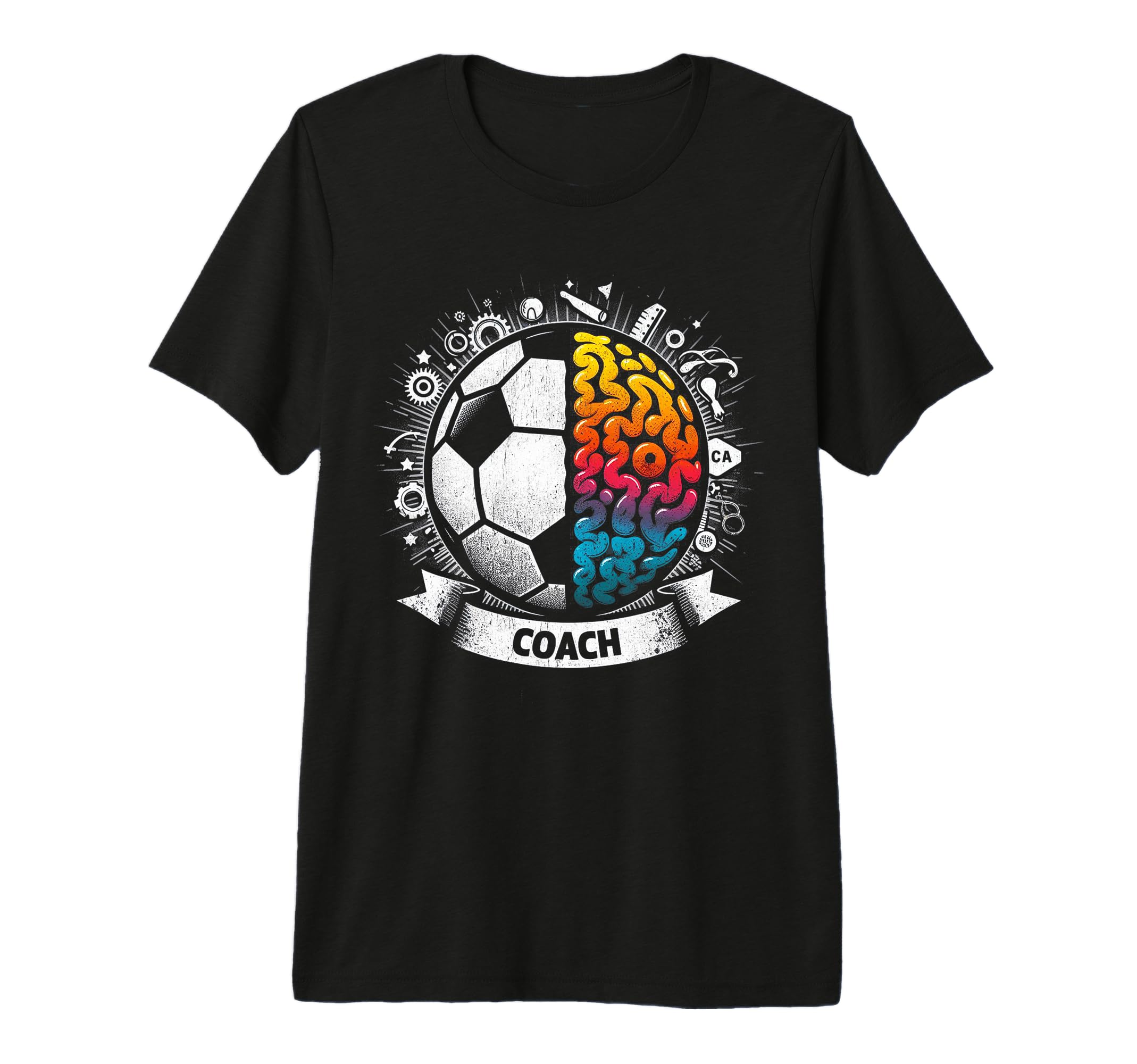 Soccer Coach Training Coaching T-Shirt - Novelty Apparel for Adults