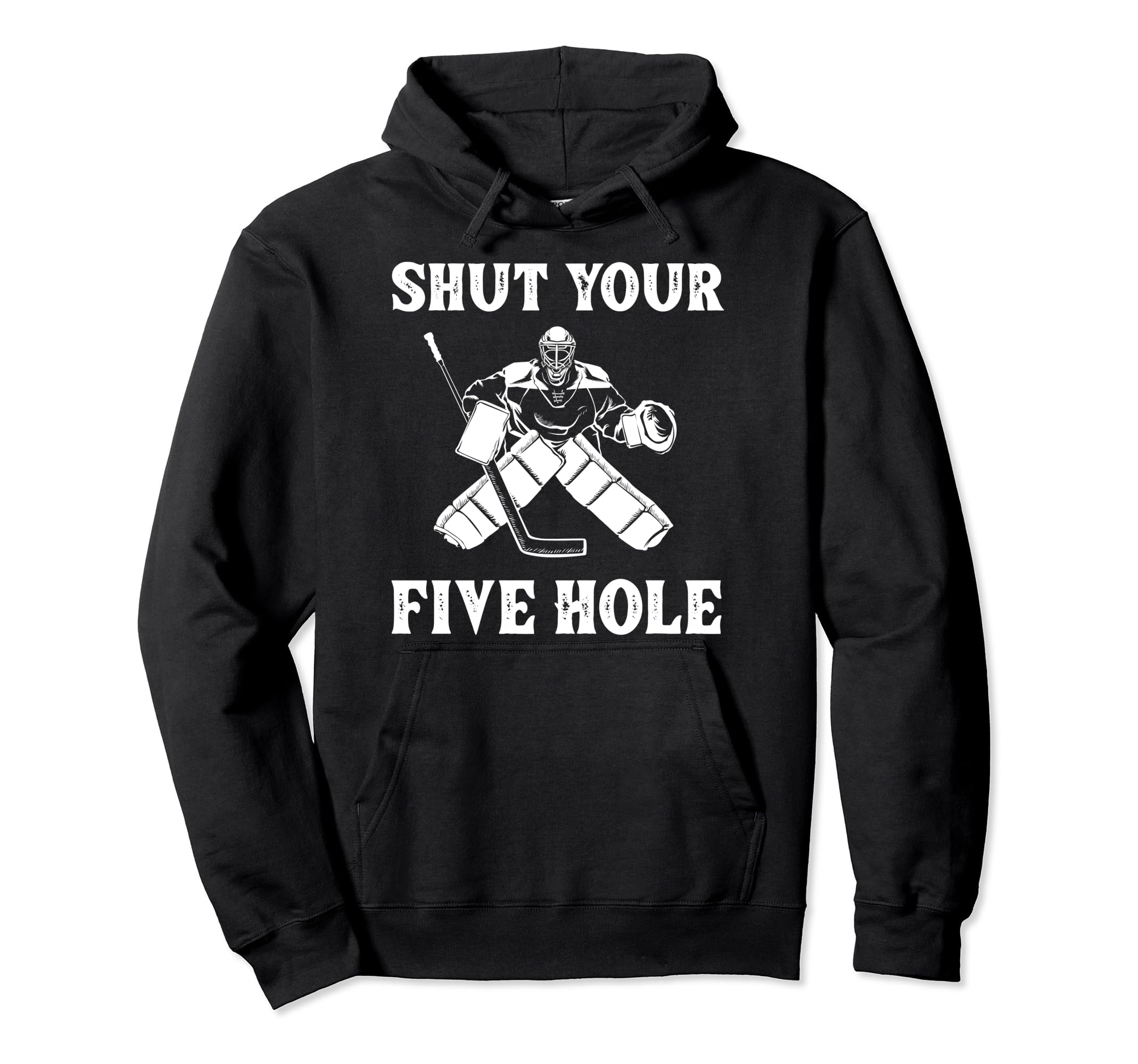 Funny Ice Hockey Ice Hockey Goalkeeper Hoodie - Unique Graphic Unisex