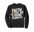 Christian Soccer Player Religious Sweatshirt - Fun Novelty Design Unisex