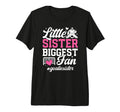 Little Sister Hockey Goalie Sister T-Shirt - Fun Novelty Design Unisex